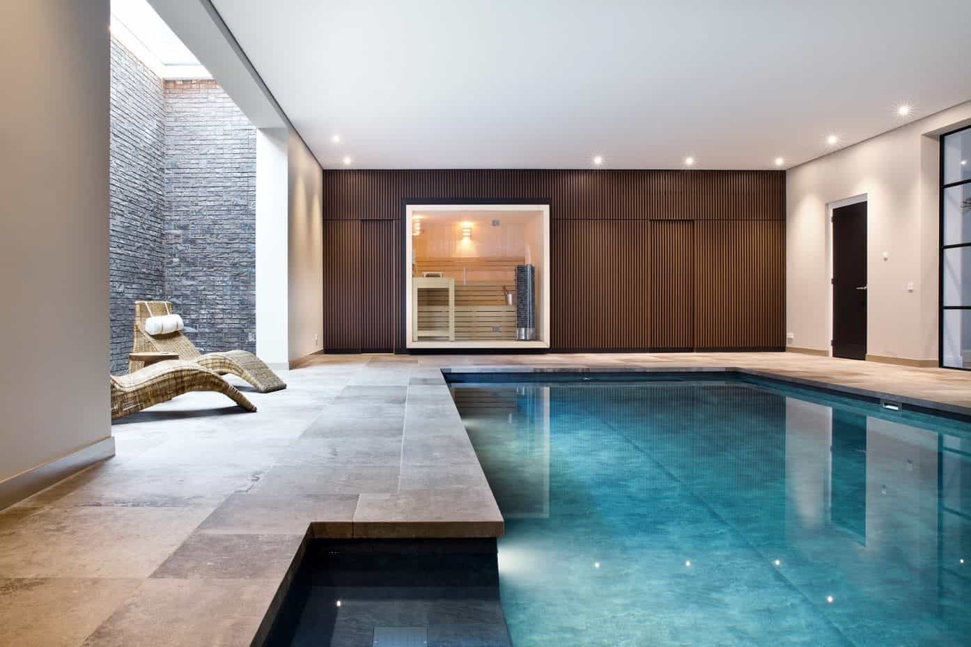 Diverse akoestische zwembaden